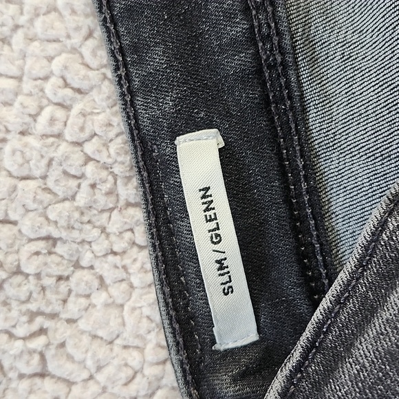 Men's dark grey Slim Glenn Jack & Jones jeans with button closure, 29x32 - Picture 7 of 11